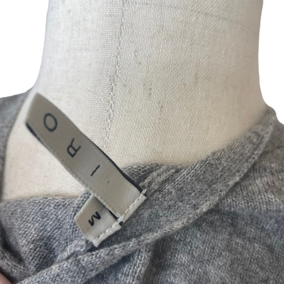 IRO dress sweater wool / modal short dress gray size M VGC - Picture 11 of 14